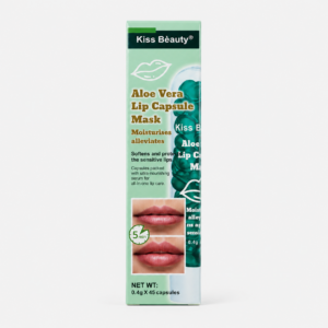 Kiss Beauty Aloe Vera Lip Capsule Mask 45 Cápsulas