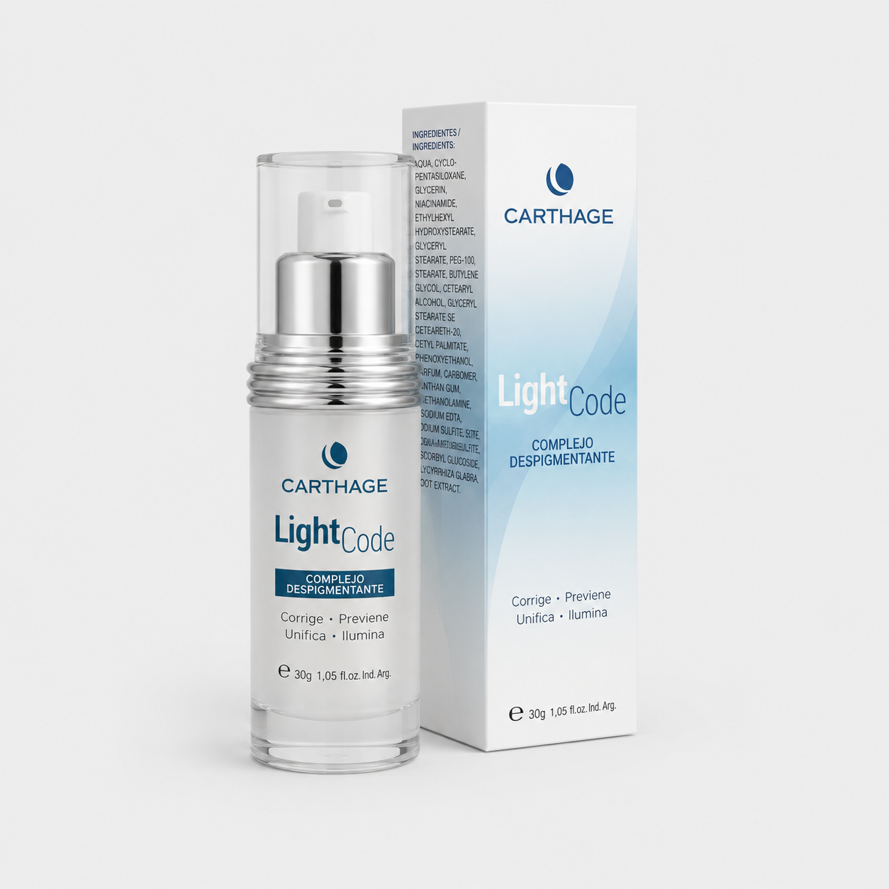 Sérum Light Code Complejo Despigmentante Carthage 30g