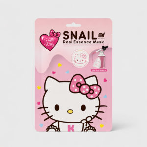 Mascarilla Facial Hello Kitty Reparadora Snail Coreana 25g