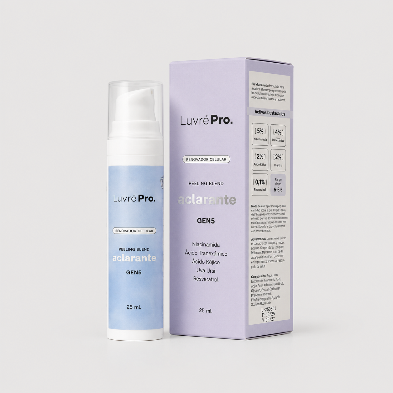 Peeling Blend Aclarante GEN5 Luvre Pro 25cc