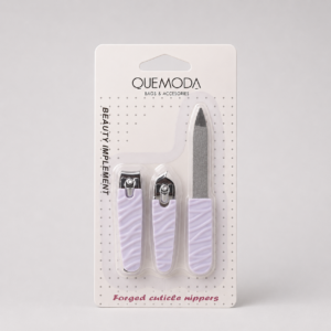Set de Manicuría 3 en 1 Que Moda Lila Pastel