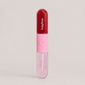 Batom Líquido e Gloss Duo Ruby Rose D04 9,6ml
