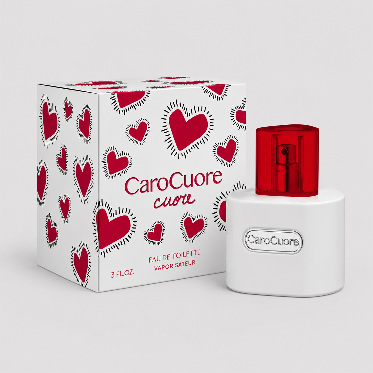 Caro Cuore Cuore Eau de Toilette Frutal para Mujer