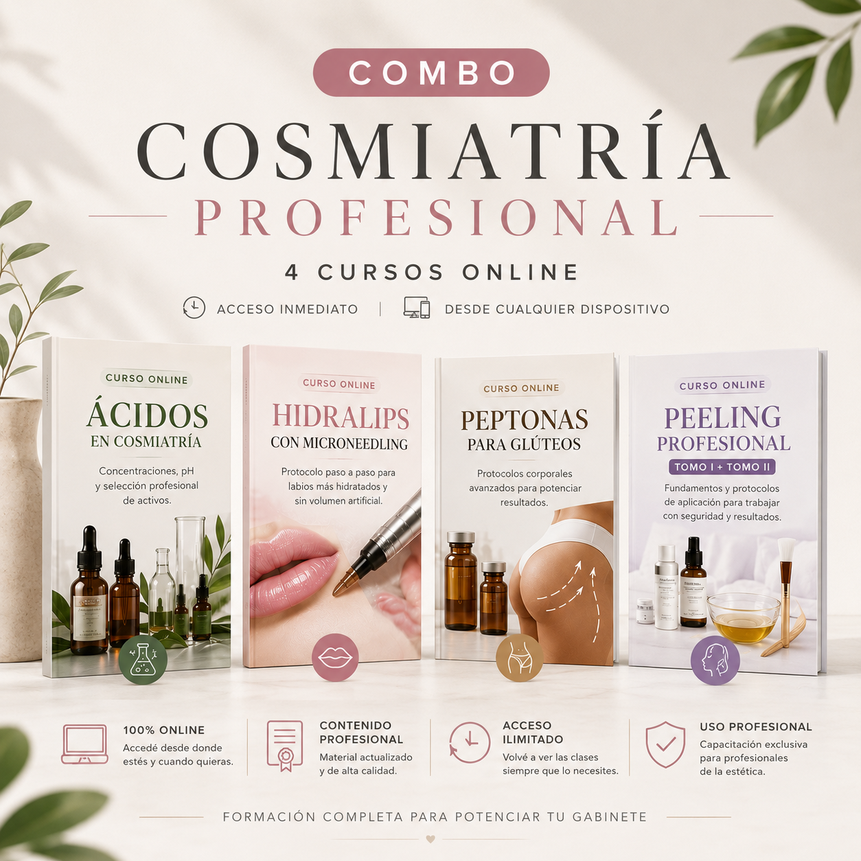 Combo Profesional de Especialización Estética