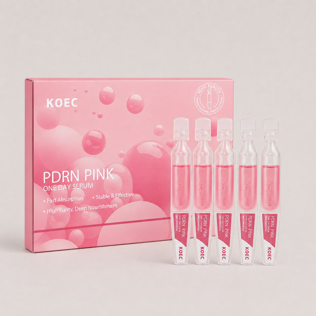 PDRN Pink Regenerador Hidratante Glow KOEC 10u x 1,5ml