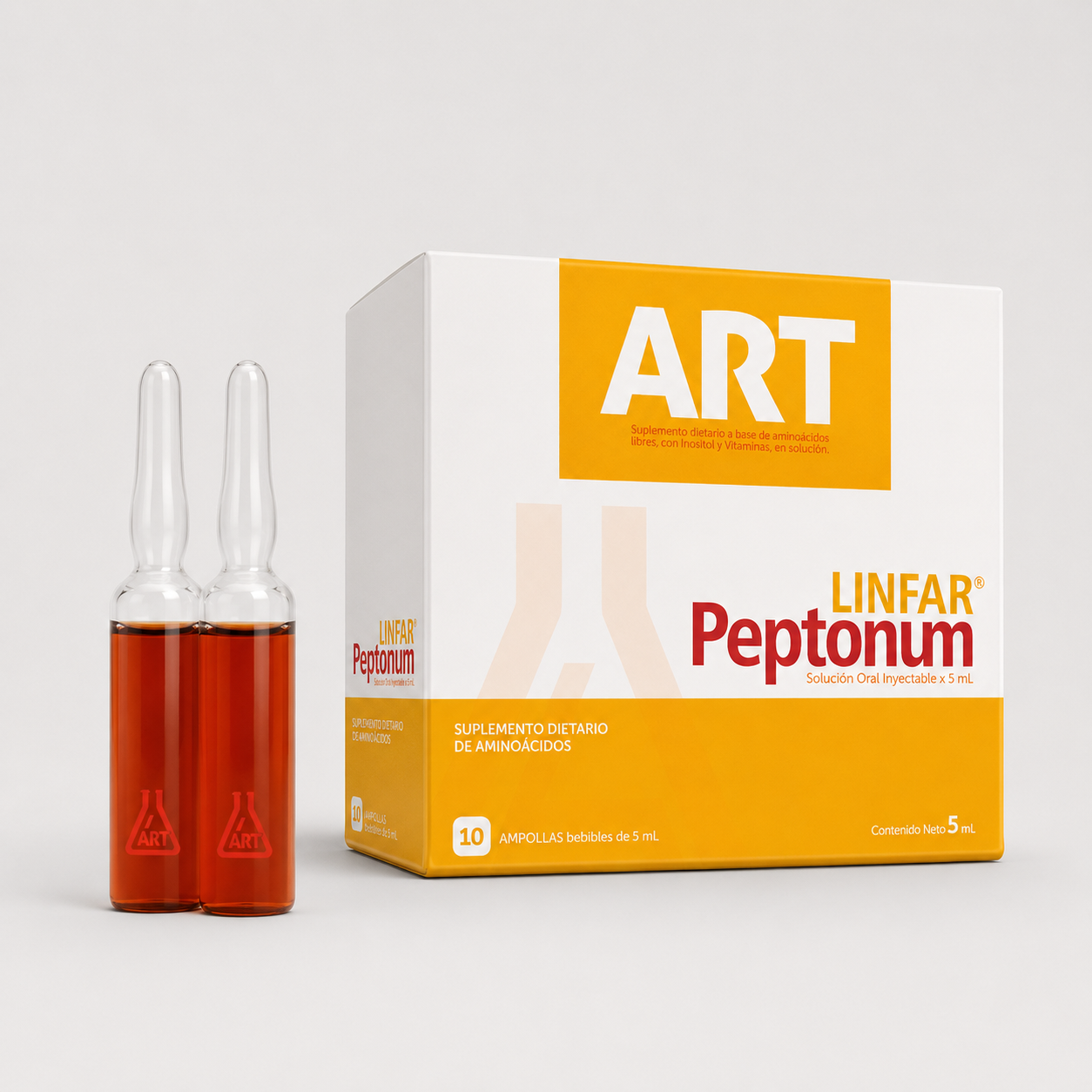 Peptonum ART Ampollas Linfar 5ml